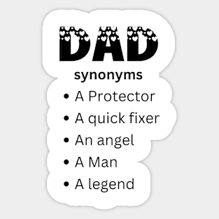 Dad synonyms Sticker